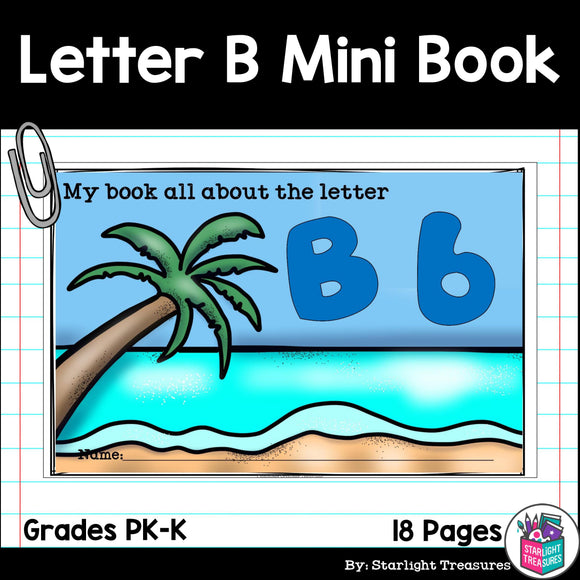 Letter B Mini Book