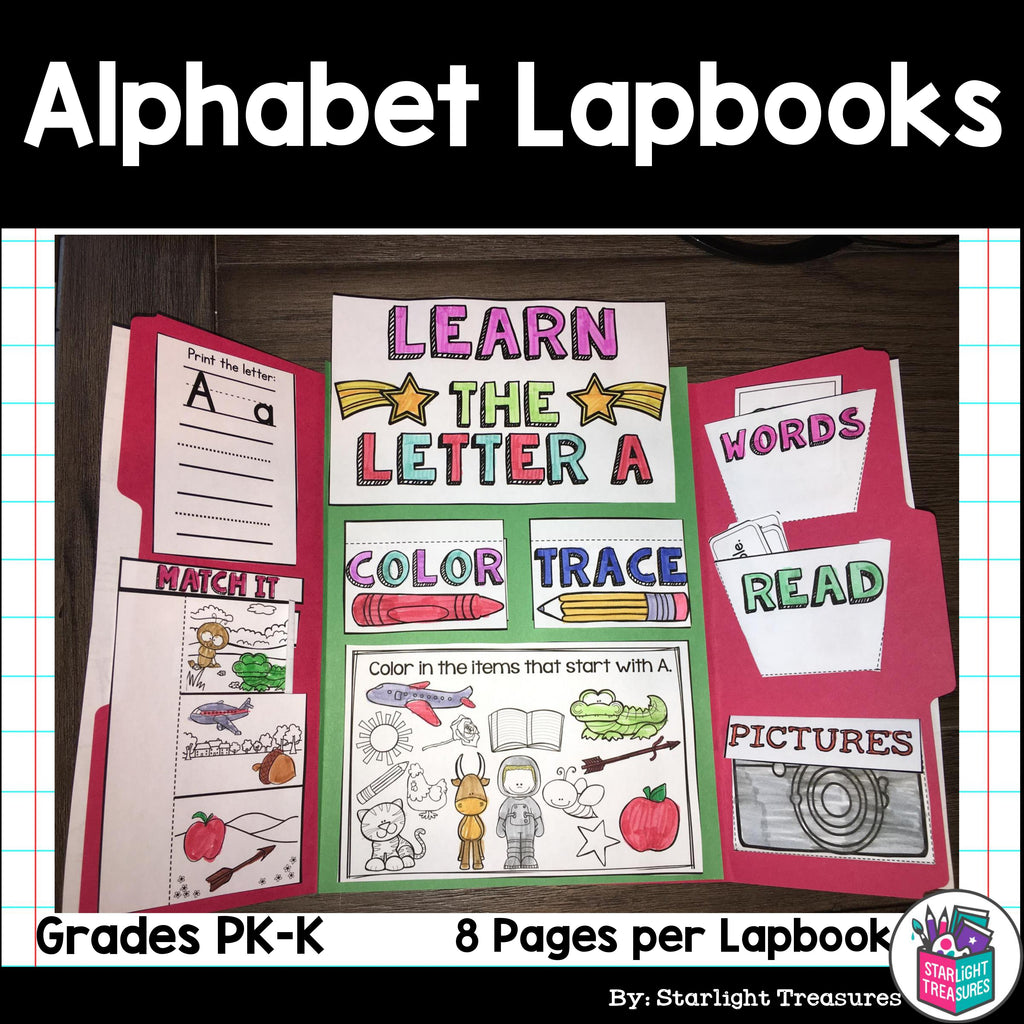 Alphabet Lapbook for Early Learners