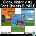 Black History Month Fact Sheets for Early Readers #2