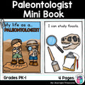 Paleontologist Mini Book for Early Readers - Types of Scientists