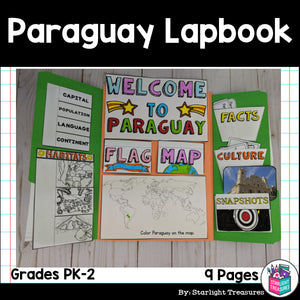 Paraguay Lapbook for Early Learners - A Country Study