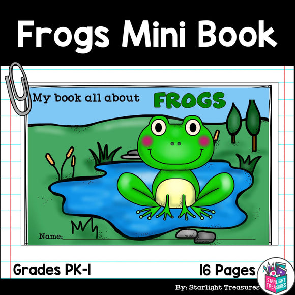 Frogs Mini Book for Early Readers