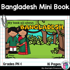 Bangladesh Mini Book for Early Readers - A Country Study