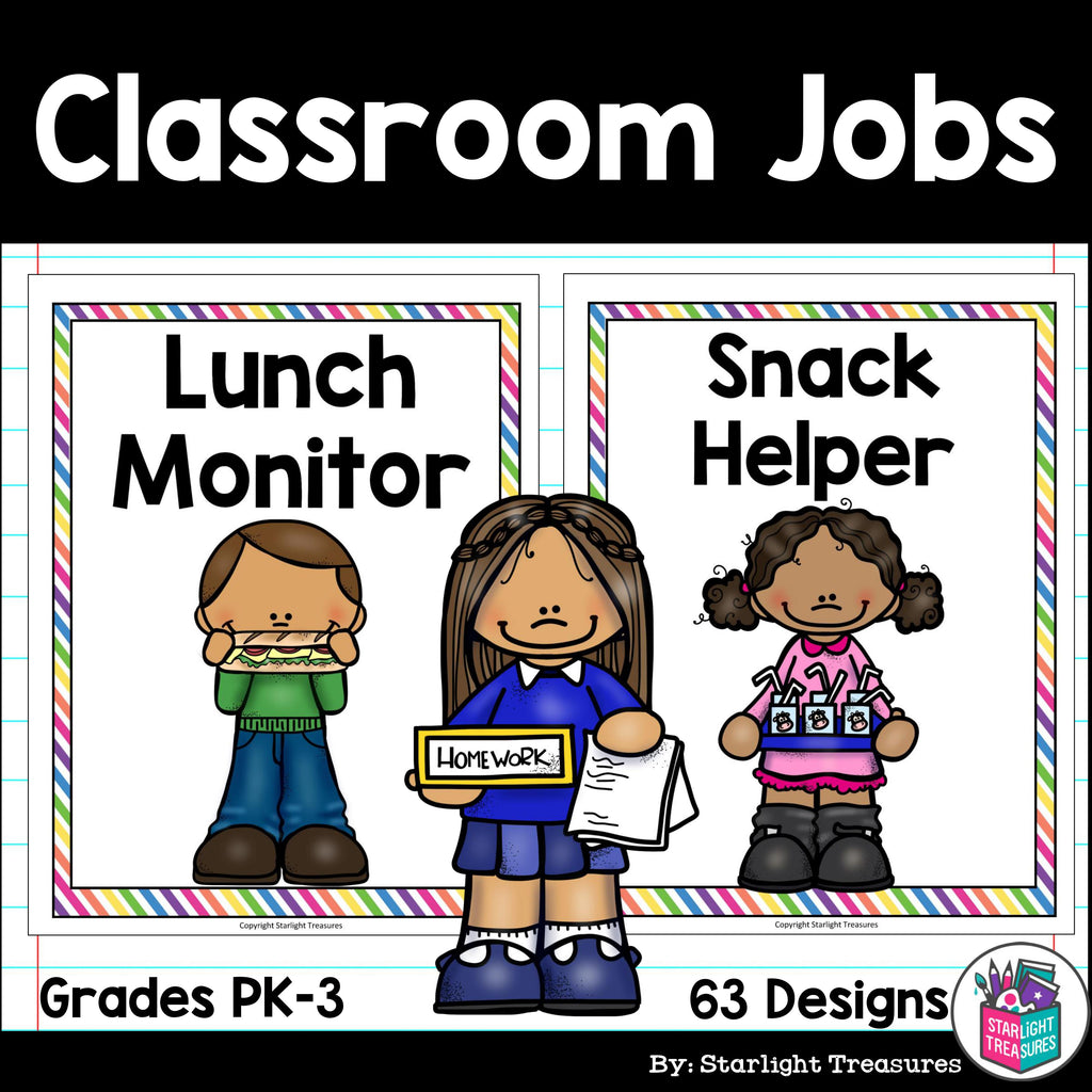 Classroom Jobs & Jobs Cards