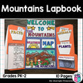 Mountains Lapbook for Early Learners - Animal Habitats