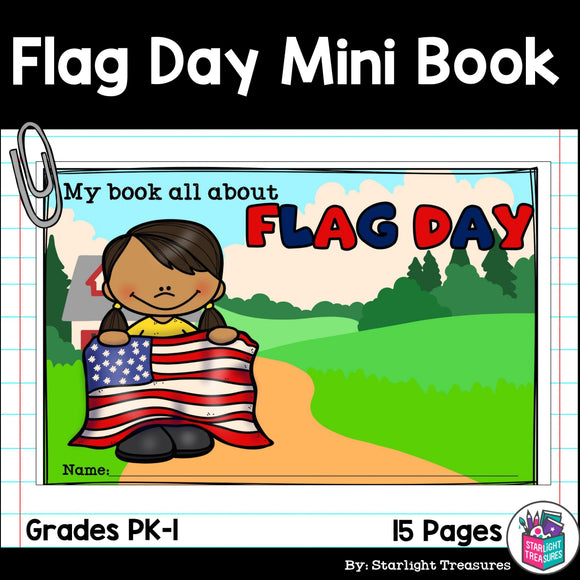 Flag Day Mini Book for Early Readers