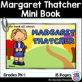 Margaret Thatcher Mini Book for Early Readers: Women's History Month