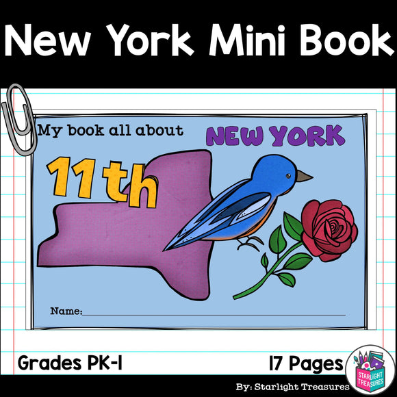 New York Mini Book for Early Readers - A State Study