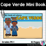 Cape Verde Mini Book for Early Readers - A Country Study