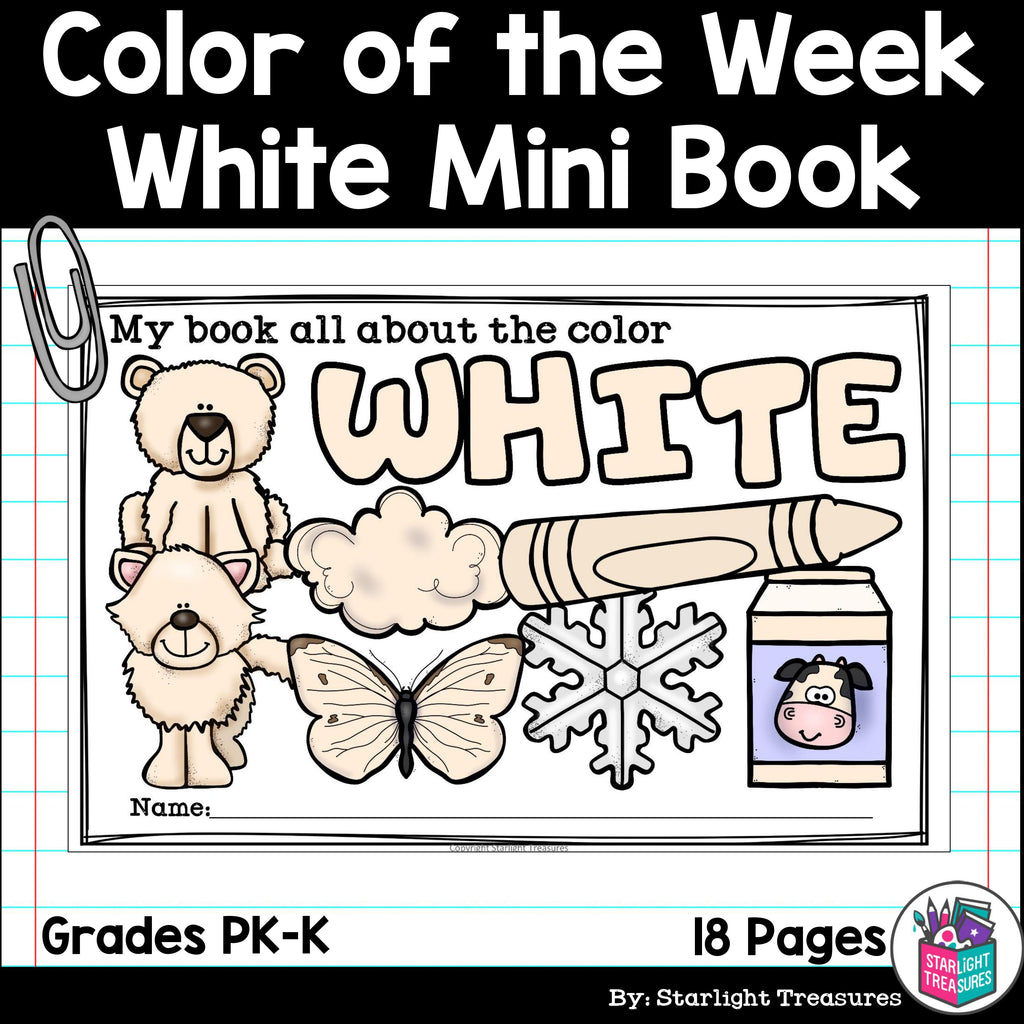 Colors of the Week: White Mini Book