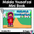 Malala Yousafzai Mini Book for Early Readers: Women's History Month