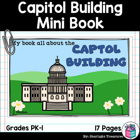 Capitol Building Mini Book for Early Readers: American Symbols