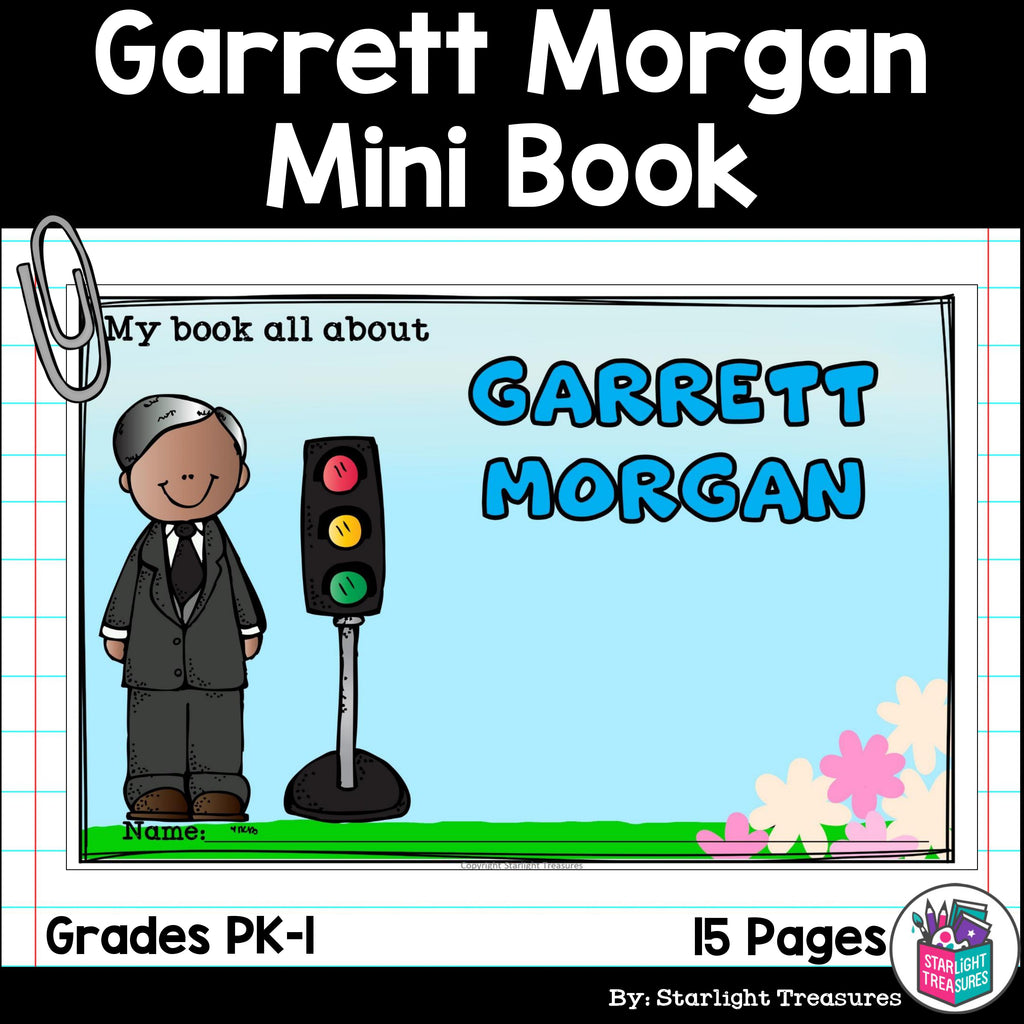 Garrett Morgan Mini Book for Early Readers: Black History Month