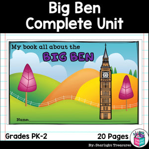 Big Ben Complete Unit for Early Learners - World Landmarks