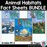 Animal Habitats Fact Sheets