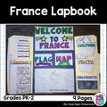 France Lapbook for Early Learners - A Country Study