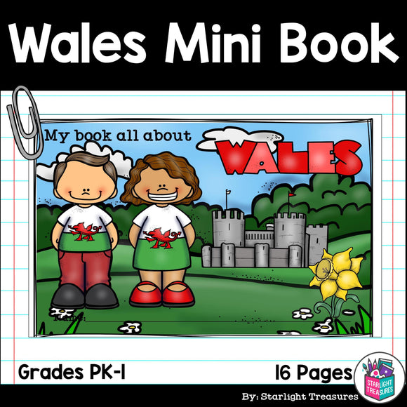 Wales Mini Book for Early Readers - A Country Study
