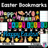 Easter Cut n' Color Bookmarks
