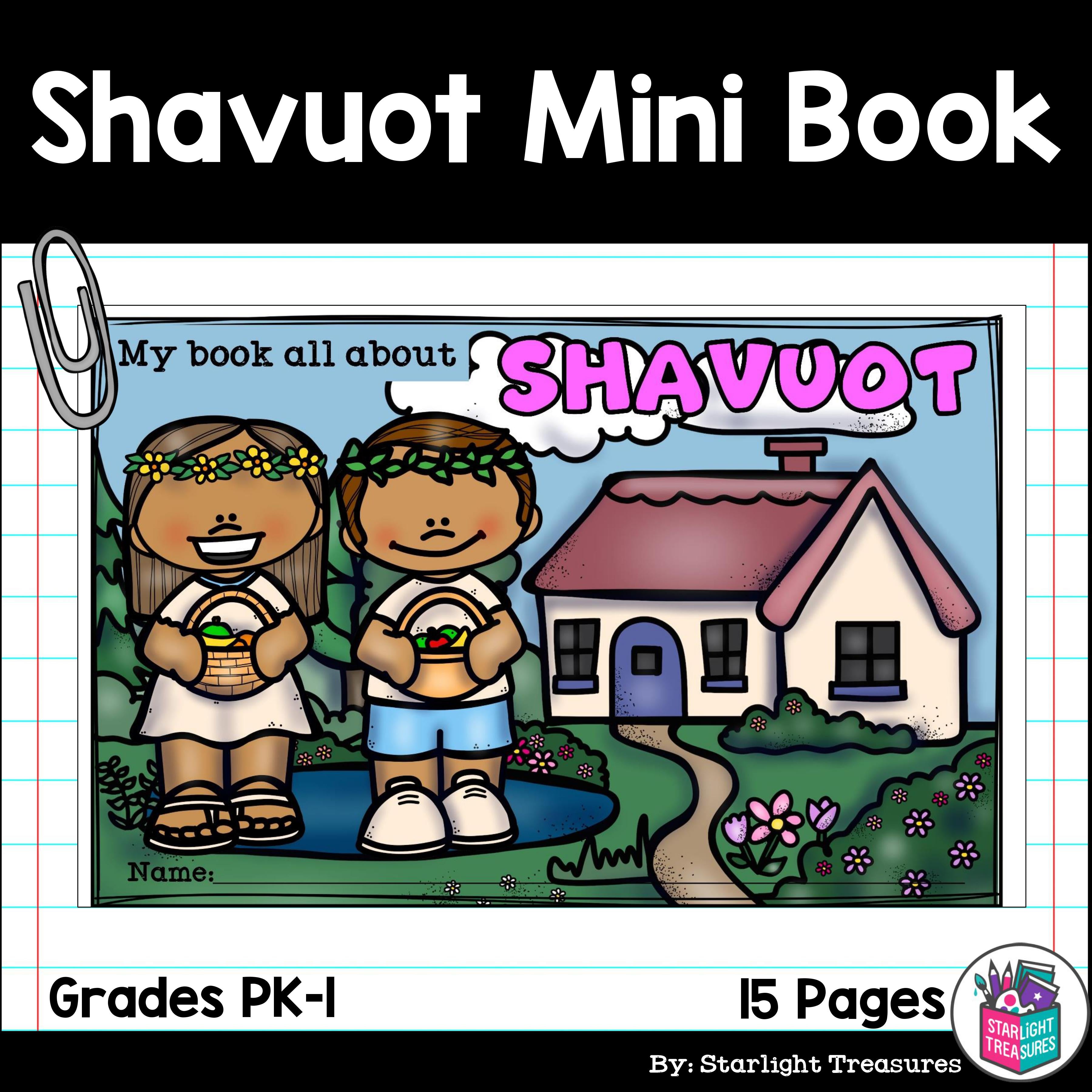 Shavuot Mini Book for Early Readers