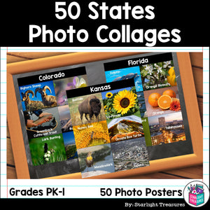 50 states photo post collages