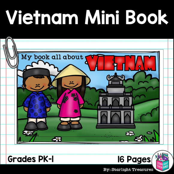 Vietnam Mini Book for Early Readers - A Country Study