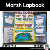 Marsh Lapbook for Early Learners - Animal Habitats
