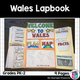 Wales Lapbook for Early Learners - A Country Study