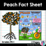 Peach Fact Sheet for Early Readers