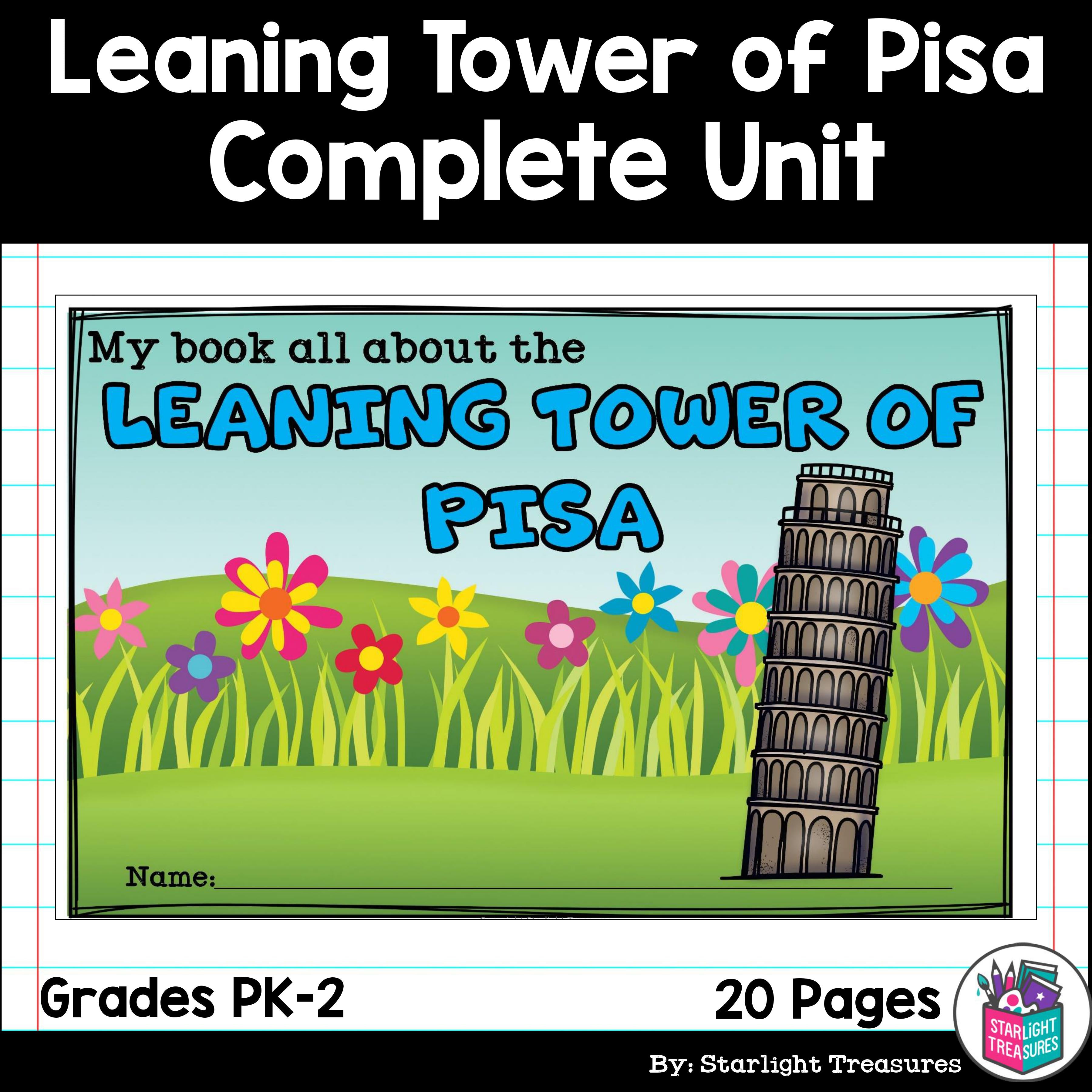Leaning Tower of Pisa Complete Unit for Early Learners - World Landmarks