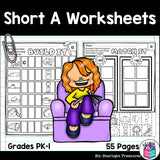 Short A Worksheets and Activities for Early Readers 