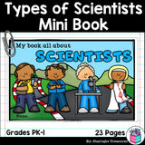 Types of Scientists Mini Book for Early Readers