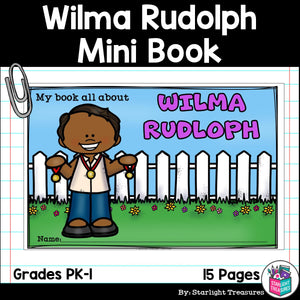Wilma Rudolph Mini Book for Early Readers: Women's History Month