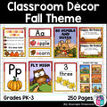 Classroom Decor Pack - Fall Theme
