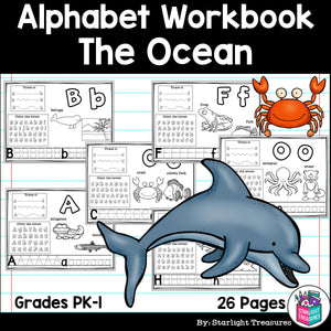 Worksheets A-Z The Ocean Theme