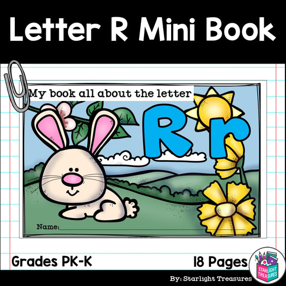 Alphabet Letter of the Week: The Letter R Mini Book