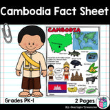 Cambodia Fact Sheet for Early Readers