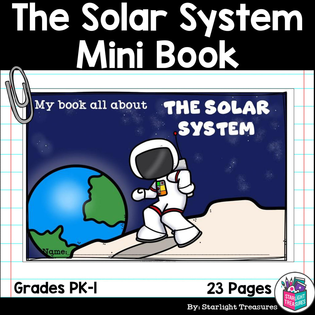 Solar System Mini Book for Early Readers: Space Activities