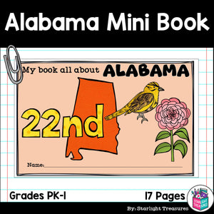Alabama Mini Book for Early Readers