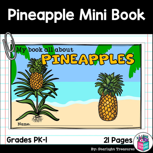Pineapples Mini Book for Early Readers