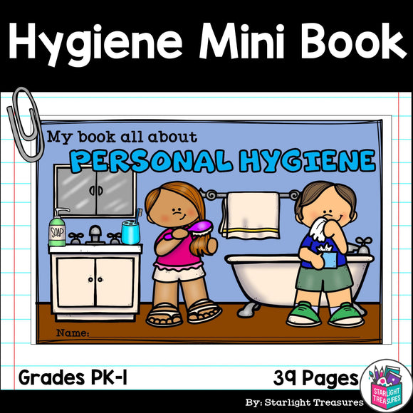 Personal Hygiene Mini Book for Early Readers