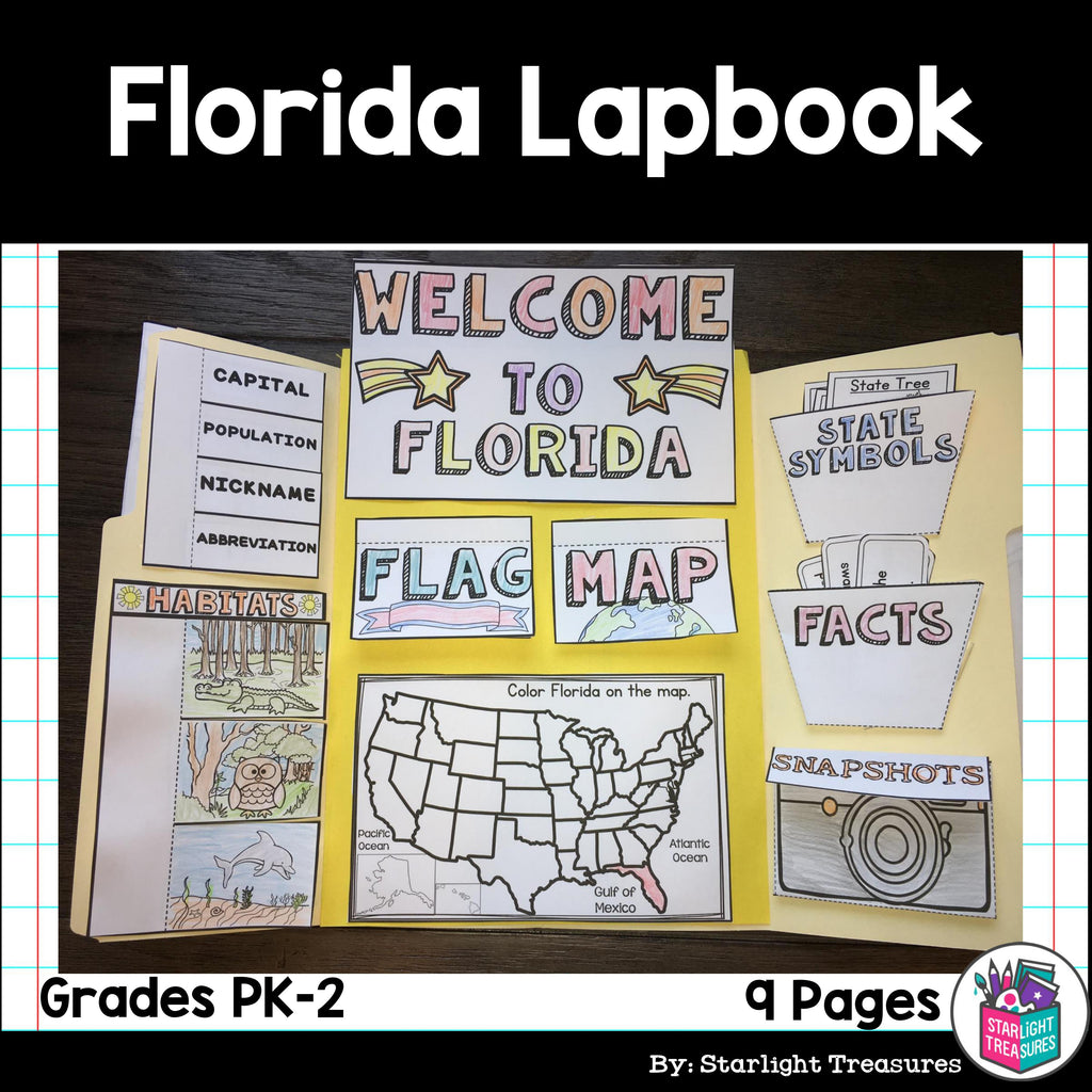 Florida Lapbook for Early Learners - A State Study