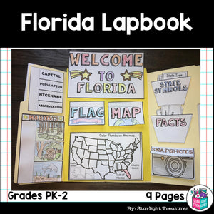 Florida Lapbook for Early Learners - A State Study