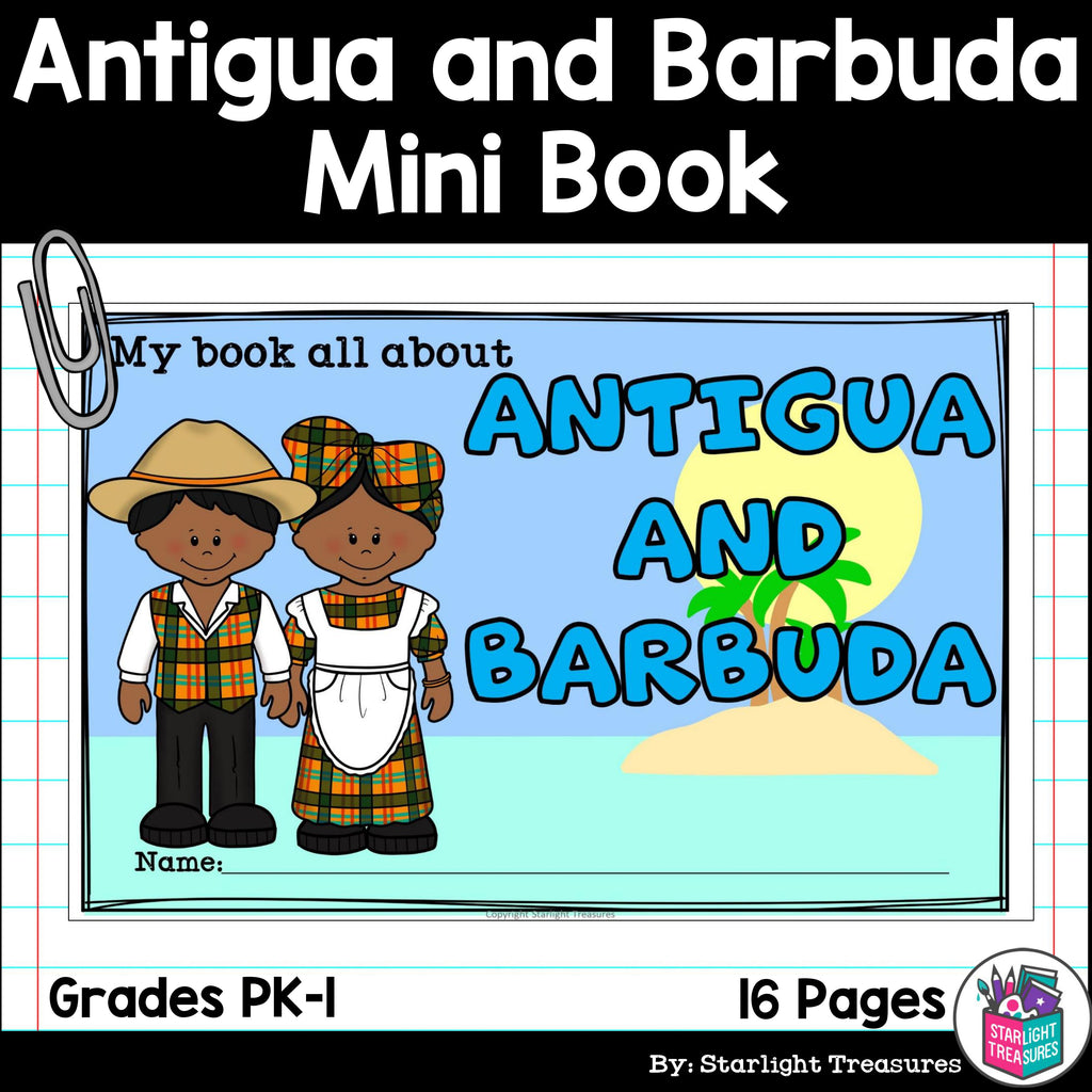 Antigua and Barbuda Mini Book for Early Readers - A Country Study