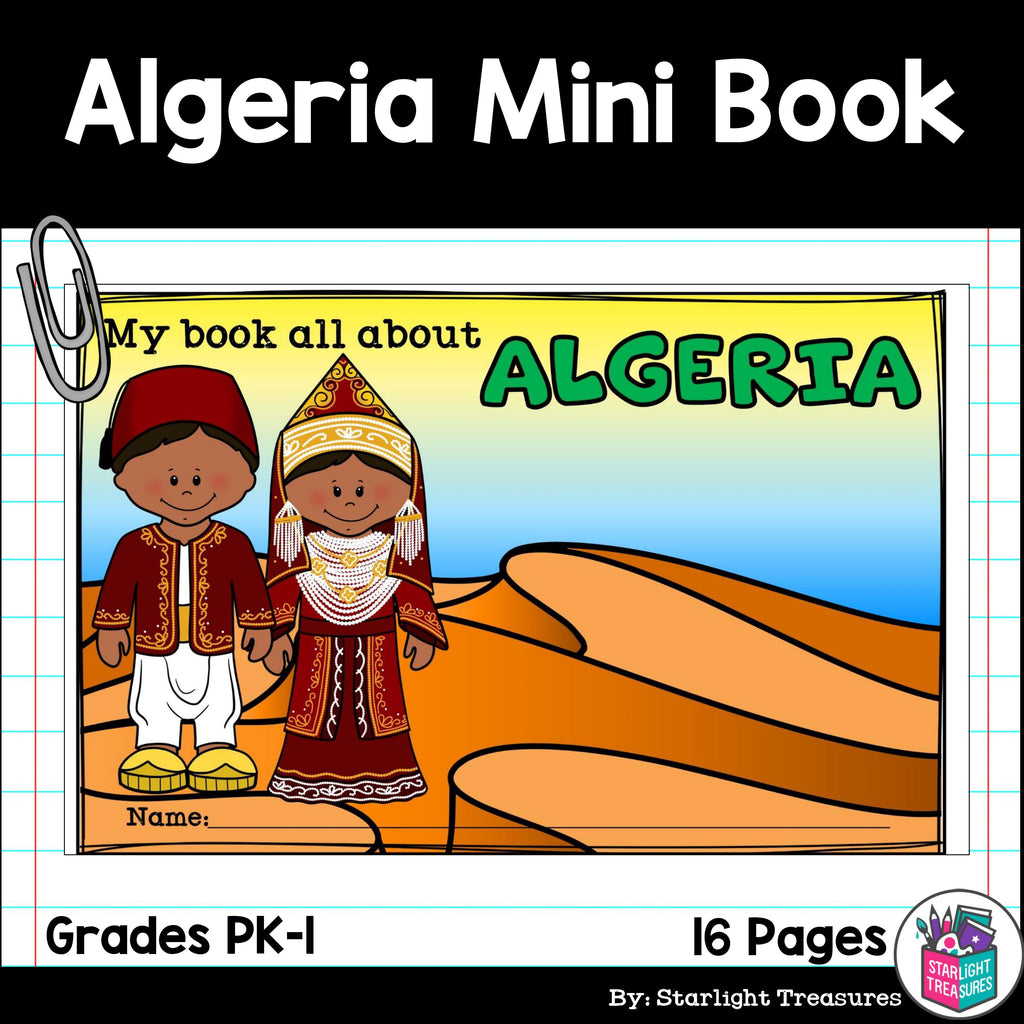 Algeria Mini Book for Early Readers - A Country Study