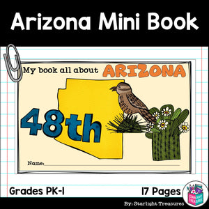 Arizona Mini Book for Early Readers - A State Study