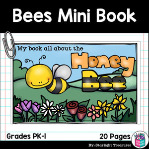 Honey Bees Mini Book for Early Readers