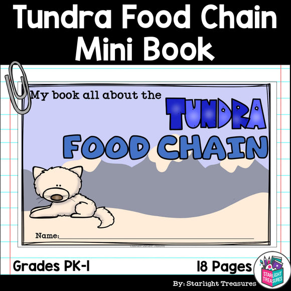 Tundra Food Chain Mini Book for Early Readers - Food Chains