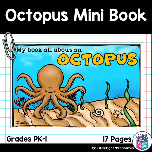 Octopus Mini Book for Early Readers