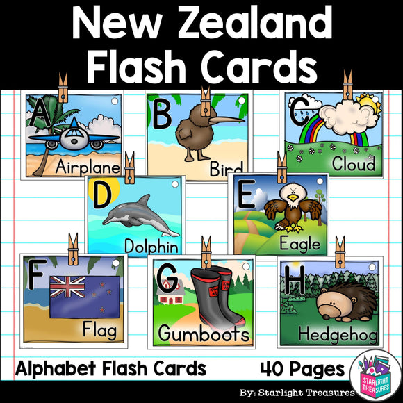 New Zealand Flash Cards