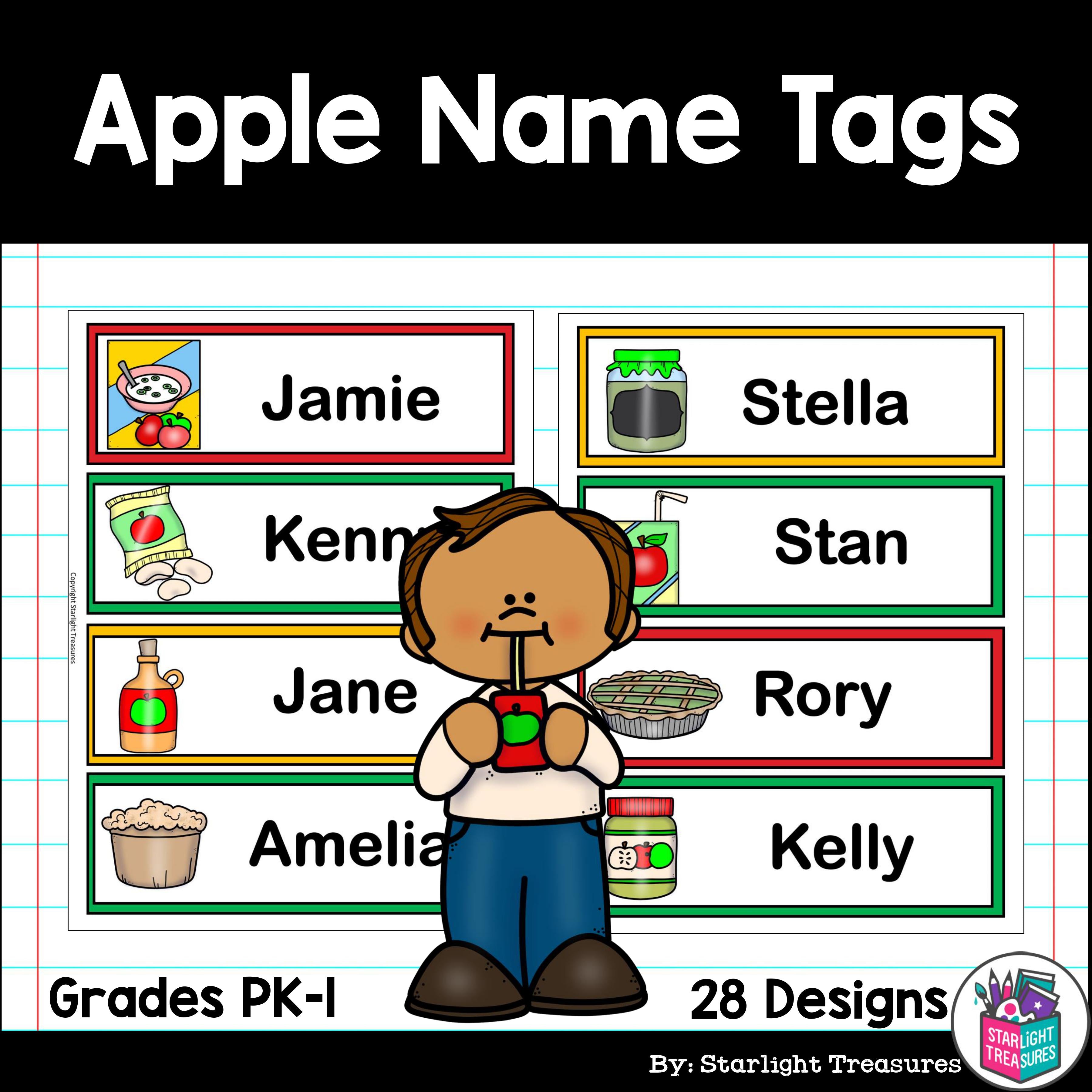 Apple Name Tags 